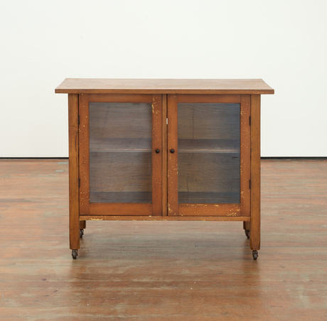 Zac Langdon-Pole "Au Hasard (borer cabinet)", 2016, Photo: Alex North, Courtesy of the artist and Michael Lett Zac Langdon-Pole "Au Hasard (borer cabinet)", 2016, Photo: Alex North, Courtesy of the artist and Michael Lett