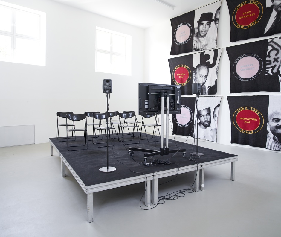 James Richards "The imaginery museum", Installationsansicht: Kunstverein München, 2012, Foto: Ulrich Gebert James Richards "The imaginery museum", Installationsansicht: Kunstverein München, 2012, Foto: Ulrich Gebert